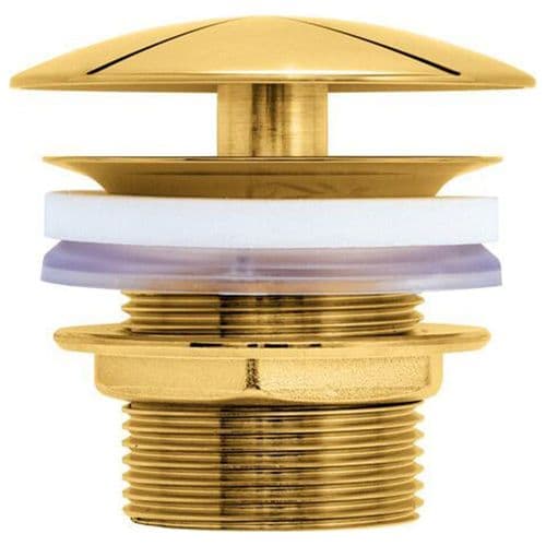 Duravit Polished Gold Basin Continuous Flow Chrome Waste 0050243400