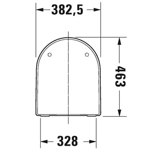 Duravit Soleil by Starck Standard Close Quick Release Toilet Seat and Cover White 0022310000