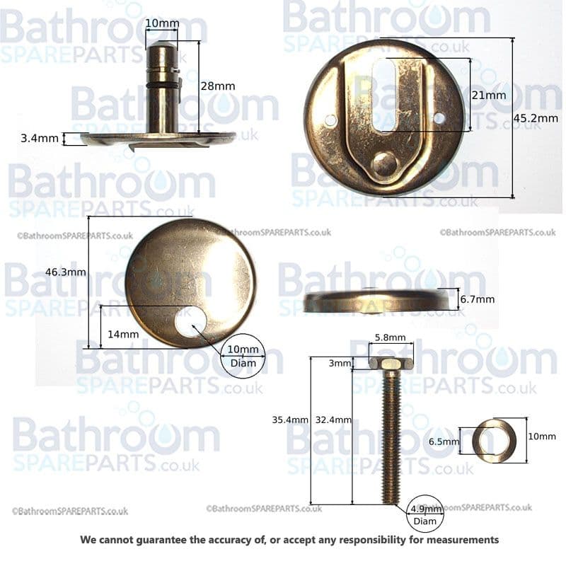 Duravit Starck 3 Toilet Seat Hinge Set 0061381000