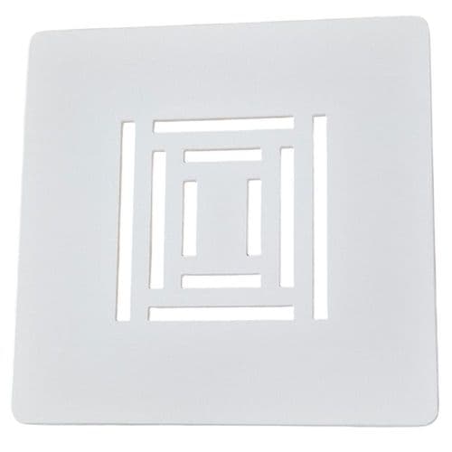 Duravit Sustano Drain Cover 130×130×1.5mm White Matt 792530740000000