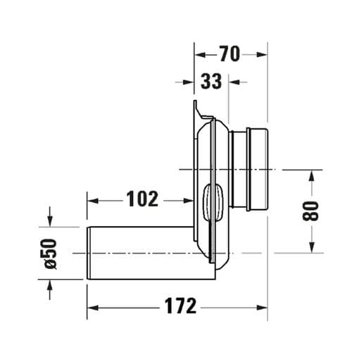 Duravit Urinal Siphon 0051130000