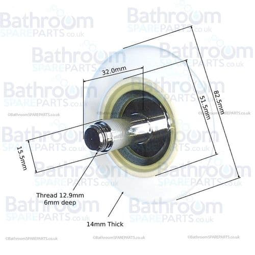 Duravit White Ceramic Continuous Flow Replacement Plug 1002190000