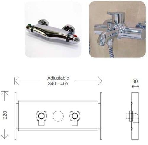 Easi-Plan Double Fitting Plate 3/4" EPFP-05-1006