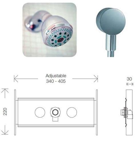 Easi-Plan Single Fitting Plate 1/2" EPFP-05-0505