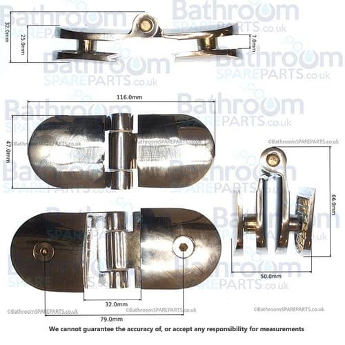 Eastbrook 2 Part Connecting Hinge 58.993