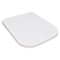 Eastbrook Bijou Square Soft Close Toilet Seat & Cover White 26.0070