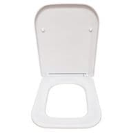 Eastbrook Bijou Square Soft Close Toilet Seat & Cover White 26.0070