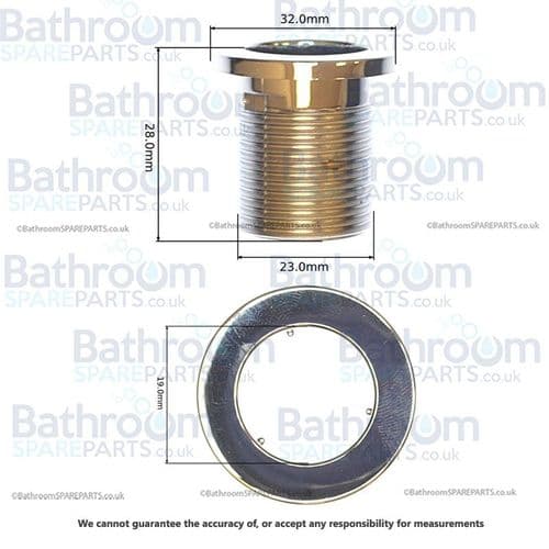 Eastbrook  Chrome Overflow Ring 51.102C
