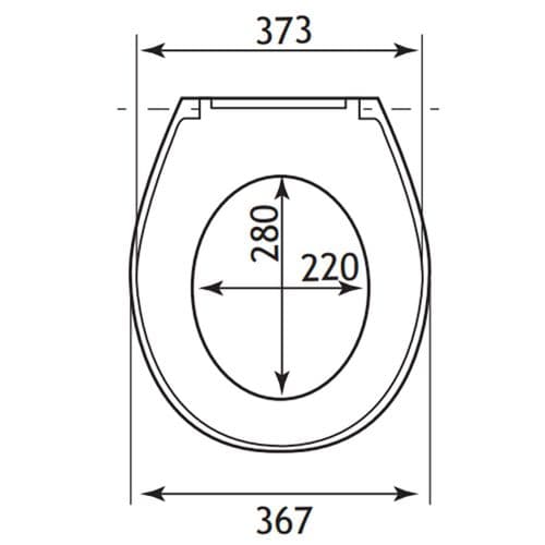 Eastbrook Colorado Soft Close Toilet Seat & Cover White 50.006