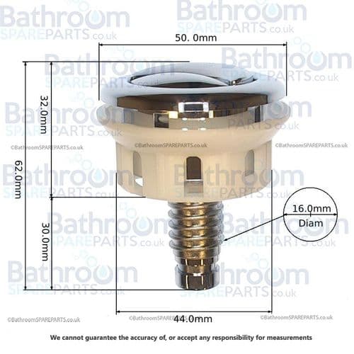 Eastbrook Flush Button 75.9004