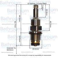 Eastbrook Haymarket Basin Washer Valve 79.9007