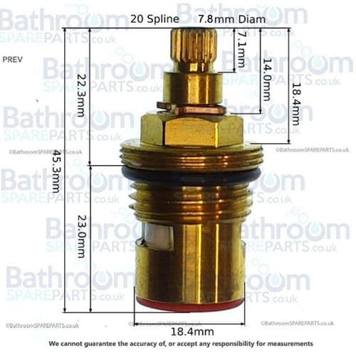 Eastbrook Leith Cartridge Anti-Clockwise Close 79.9003