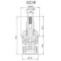 Eastbrook Leith Clockwise Close Cartridge 79.9002