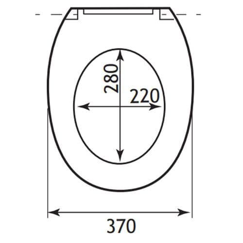 Eastbrook Maestro Soft Close Toilet Seat & Cover White 56.0044