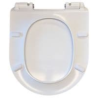 Eastbrook Northall Soft Close Quick Release Toilet Seat & Cover White 26.0042