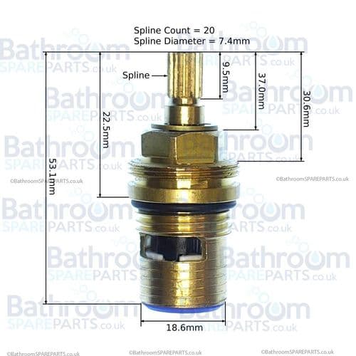 Eastbrook Prado Cold Valve Eastbrook 31.901