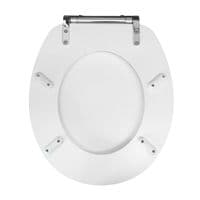 Eastbrook Sherwood Soft Close Toilet Seat & Cover White Ash 34.0125