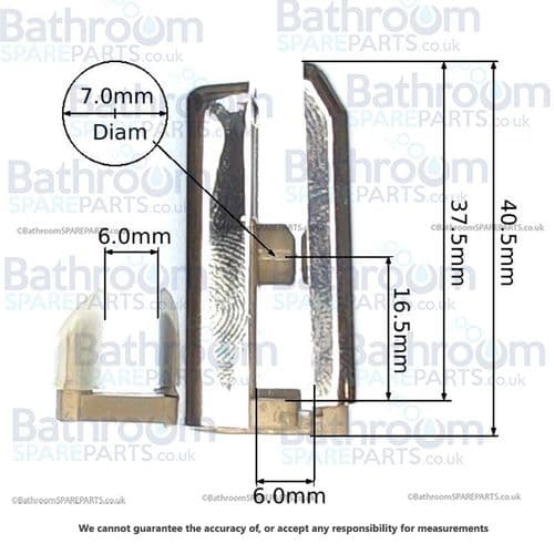 Eastbrook Vantage Shower Door Roller 38.913