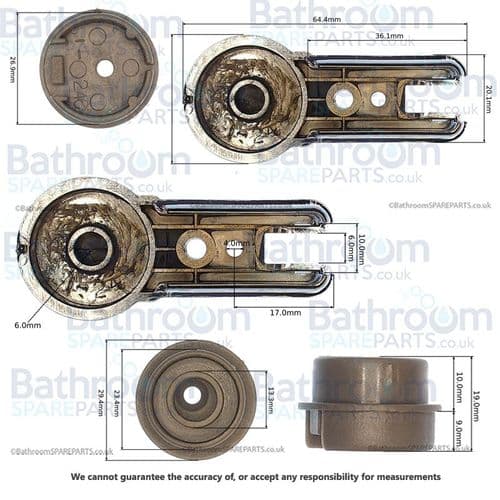 Eastbrook Volente Over Bath Screen Hinge 58.99106