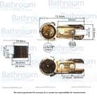 Shower Door Pivot Blocks