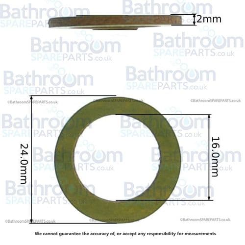 Ebaths 3/4" CNAF High Temperature Washer 19x23mm HIGH020