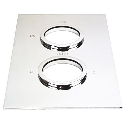 Ebaths Shower Single Outlet Face Plate EBSINGLEFP