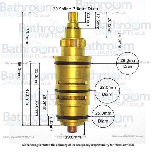 Ebaths Thermo Cartridge VM34