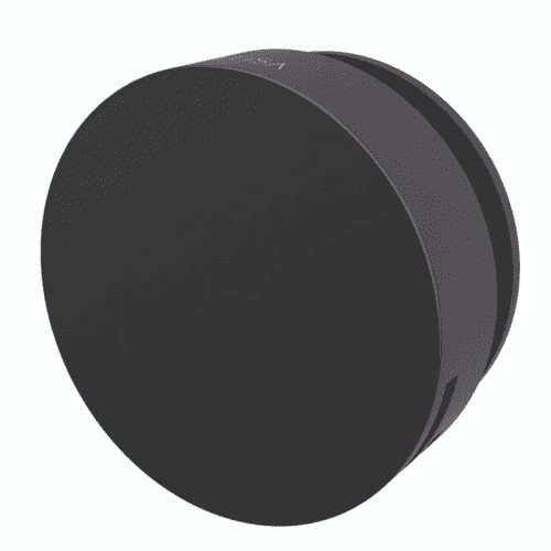 Elisa Bath Overflow Filler Matt Black ACC018MB