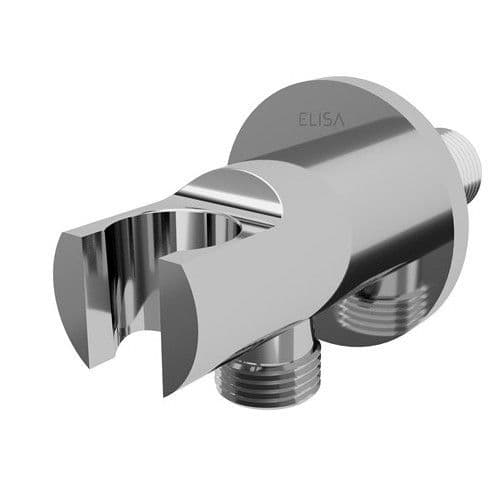 Elisa Round Outlet & Handshower Holder Chrome ACC013CP