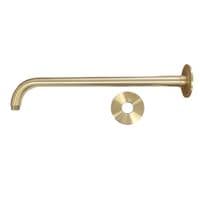 Elisa Round W/M 400mm Easy Fit Shower Arm Brushed Brass ACC015BB