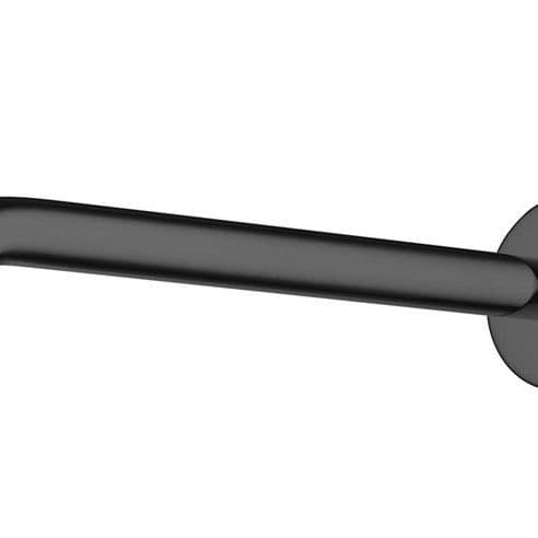 Elisa Round W/M 400mm Easy Fit Shower Arm Matt Black ACC015MB