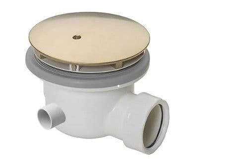 Elisa Shower Waste 90mm Brushed Brass SW.90.BB