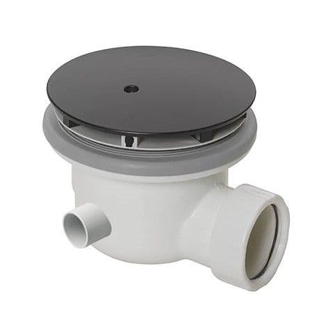 Elisa Shower Waste 90mm Matt Black SW.90.MB