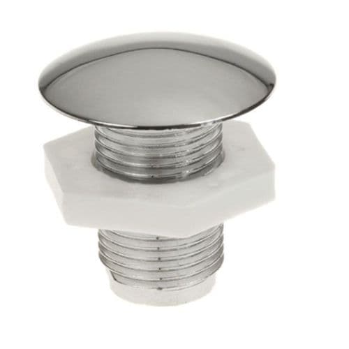 Epson Chrome 1/2" Cistern Hole Stopper & L/Nut F0220CP