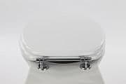 Euroshower AntiBac MDF White Toilet Seat 82995