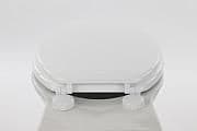 Euroshower Moulded Value White Toilet Seat 82010