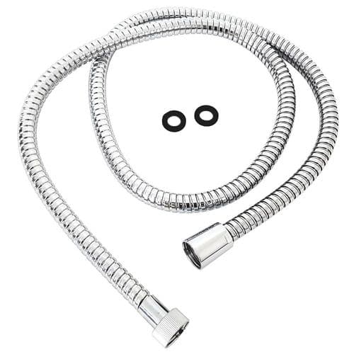 EuroShowers 1.25m Chrome on Metal Shower Hose 8mm Bore 82323
