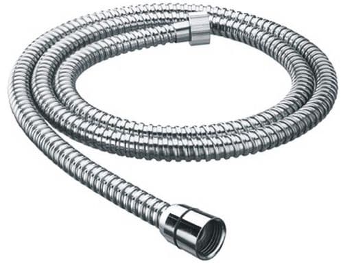 EuroShowers 1.75m Chrome on Metal Shower Hose 8mm Bore 82324