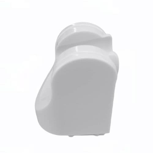 EuroShowers Plastic White Minimal Wall Bracket 55110 white