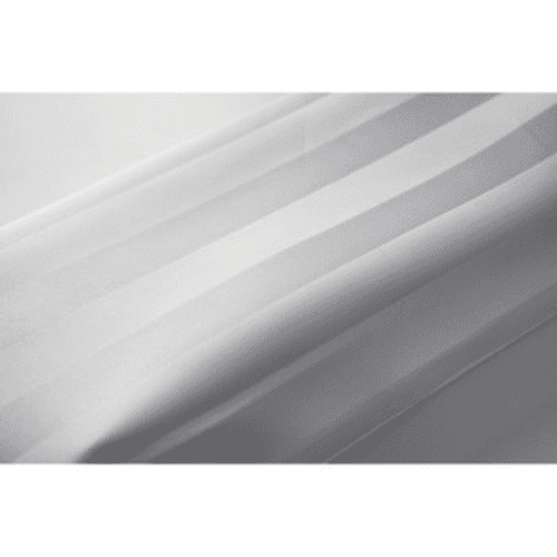 EuroShowers SatinStripe White 180x200cm Shower Curtain 69112AD