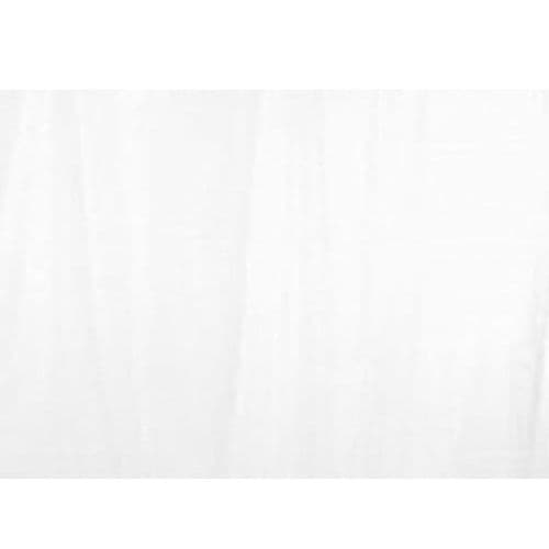 EuroShowers Simple Anti Bacterial White 2135x2135mm Shower Curtain 67311