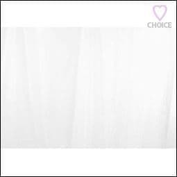 EuroShowers Simple White 180x200cm Shower Curtain 67112
