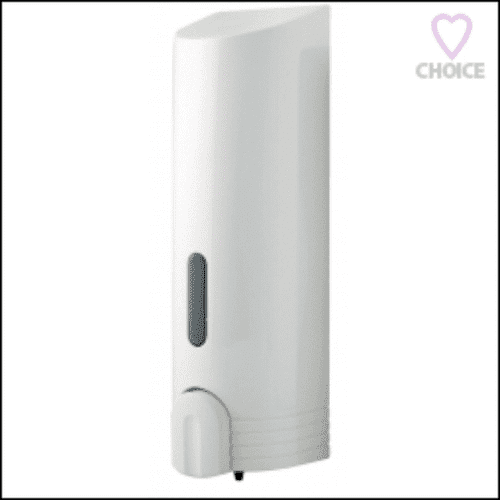 EuroShowers Tall Single White Dispenser 89710