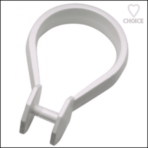 EuroShowers White Button Curtain Rings (12pcs) 69810
