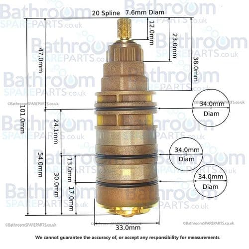Fantini Aboutwater Thermostatic Cartridge 9000G571