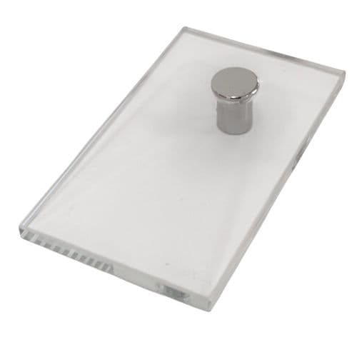 Fantini Belvedere Rectangular Tempered Crystal Handle 30025448C6