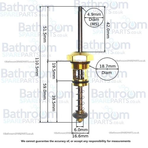 Fantini Diverter For Cafe Shower Valve 90001938
