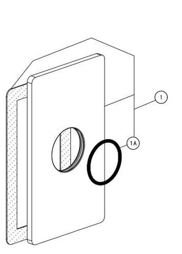 Fantini Dolce Chrome Cover Plate 32 02 4562