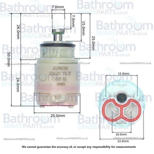 Fantini Mare 25mm Cartridge 90003370