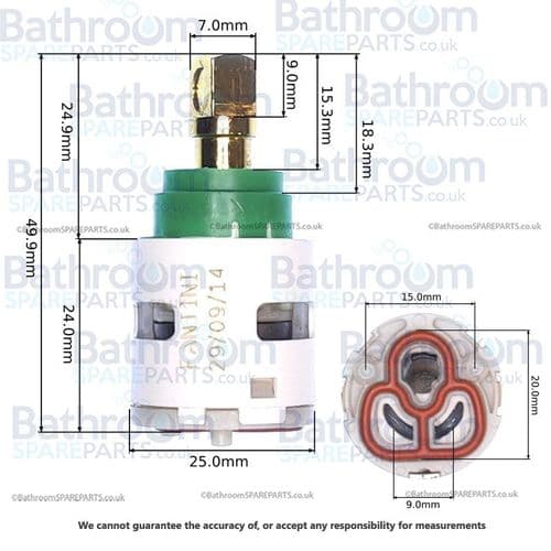 Fantini Milano 25mm Cartridge 90003070